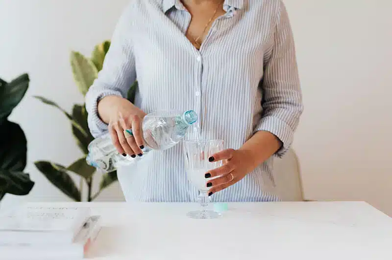 Plastikwasserflasche