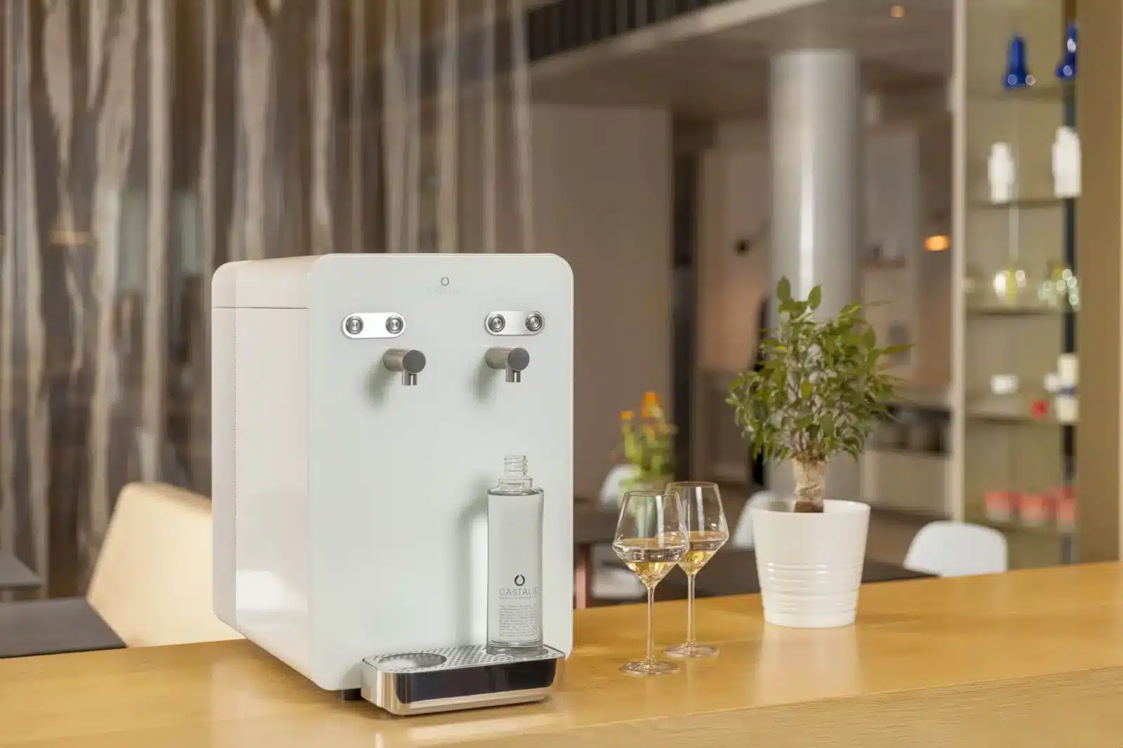 company water fountain