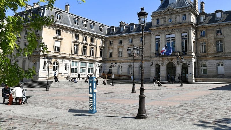 Fountain on a square
