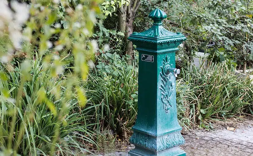 De kaart met drinkwaterfonteinen in Frankrijk