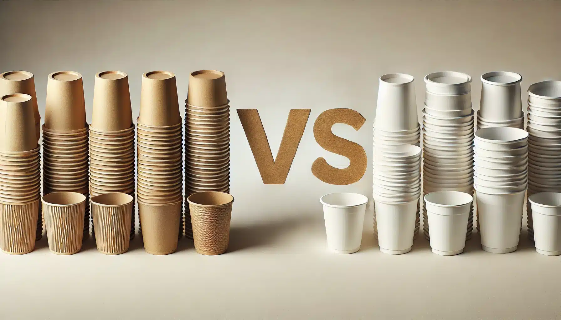 Papieren bekers versus plastic bekers: hoe vind je een beter milieuvriendelijk alternatief?